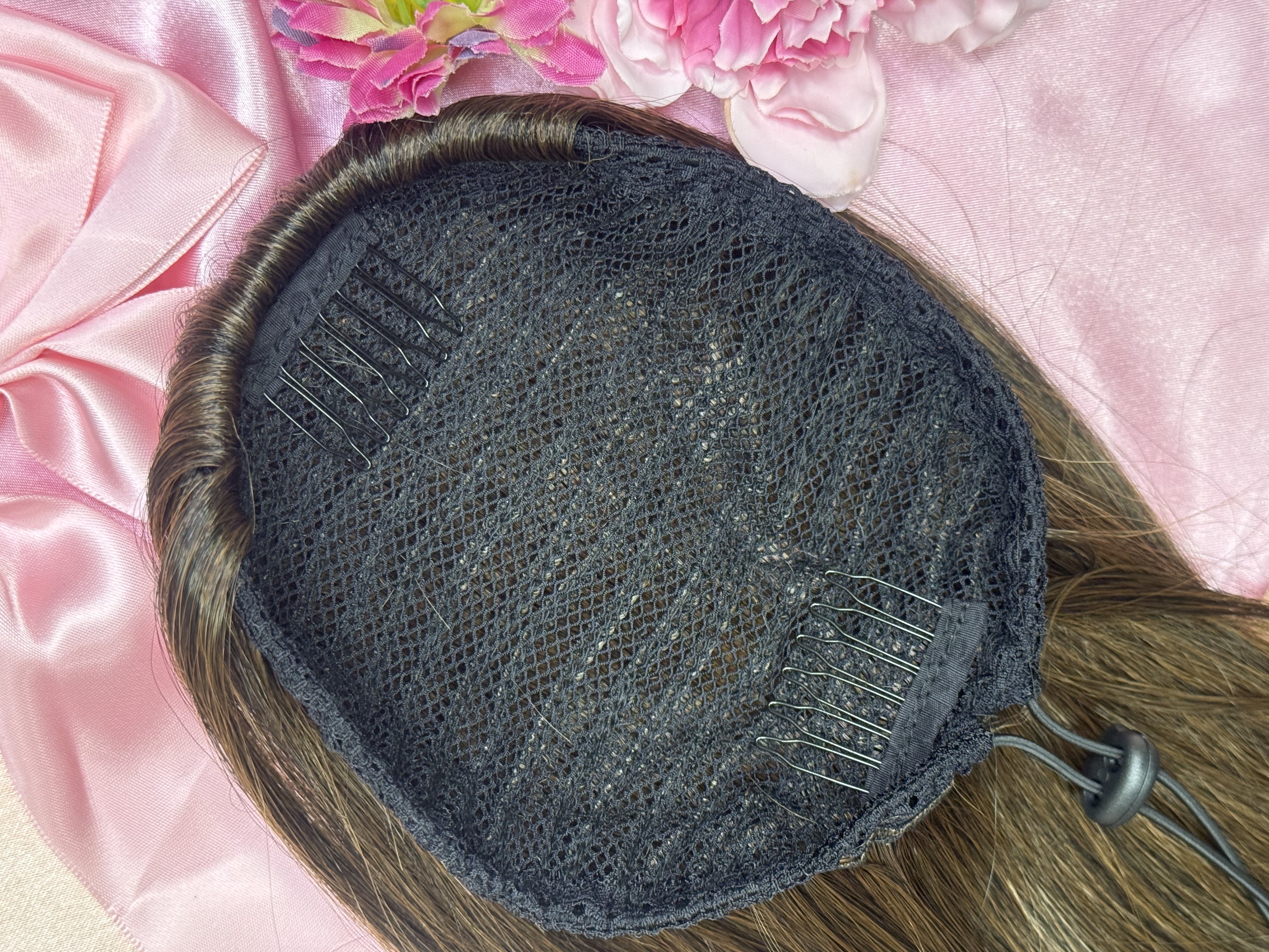 Kucyk Prosty Ciemny brąz ombre długi