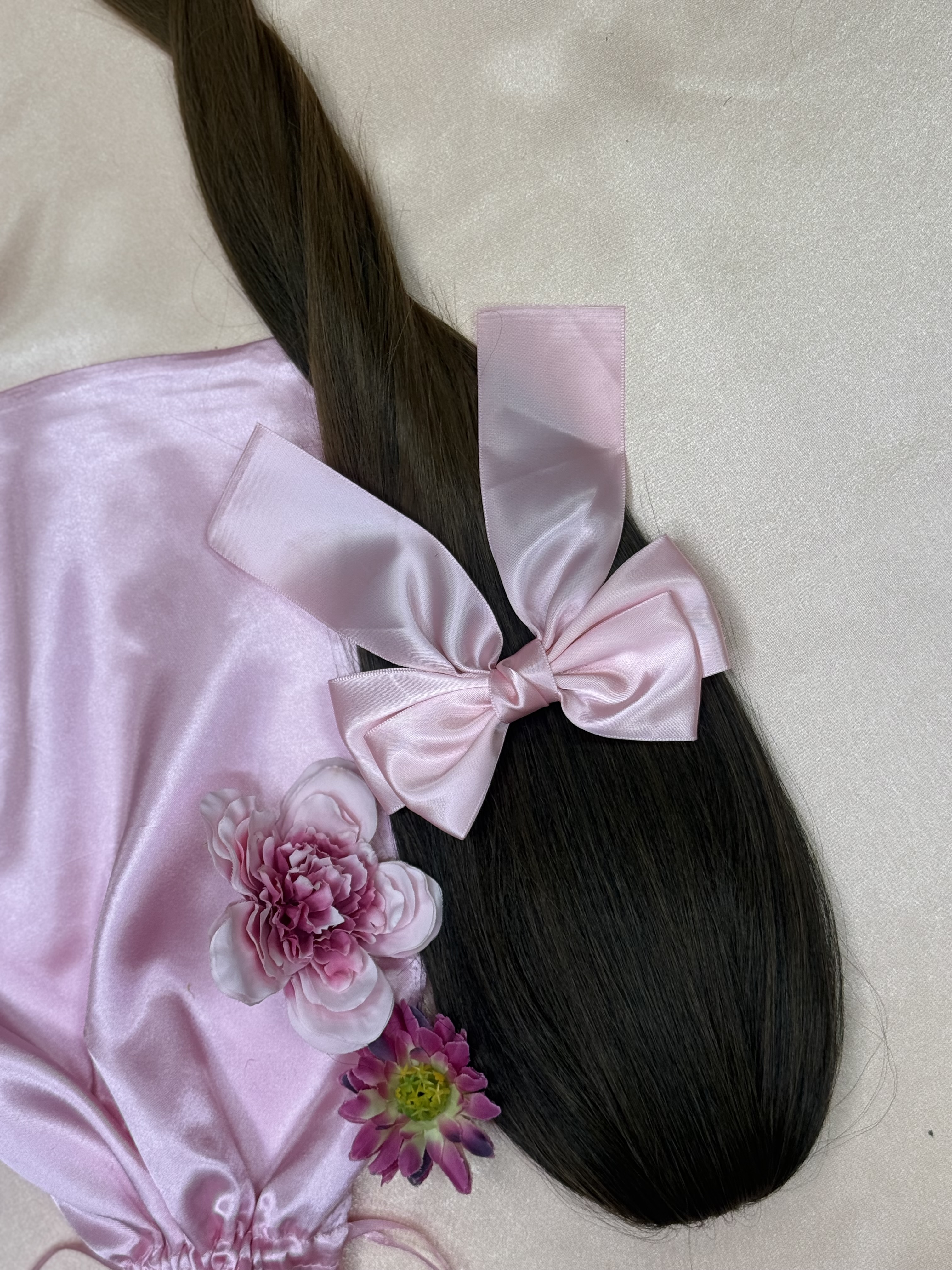 Kucyk Prosty Krótki Ciemny brąz Ombre