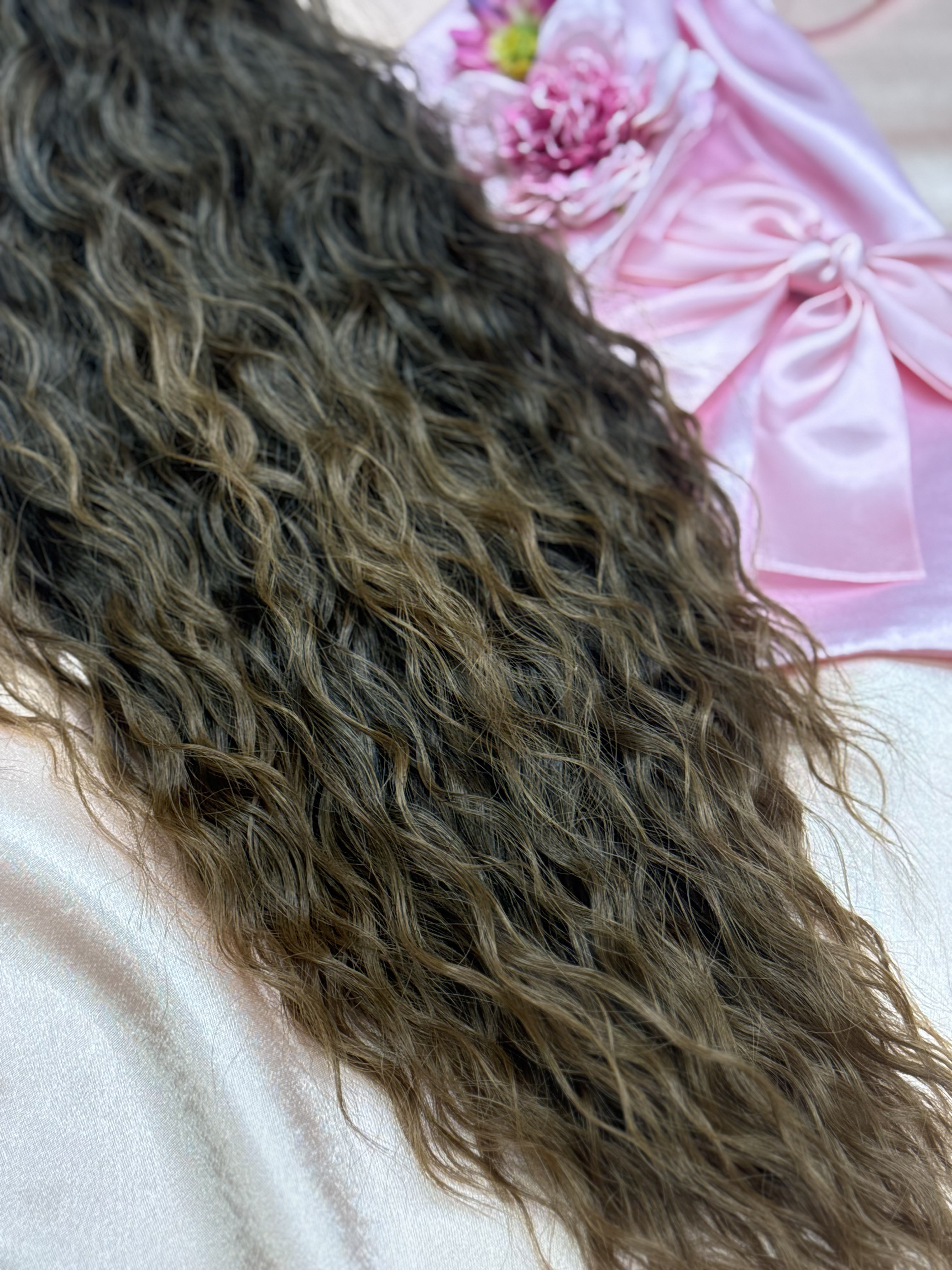 Kucyk Water Wave Krótki Ombre