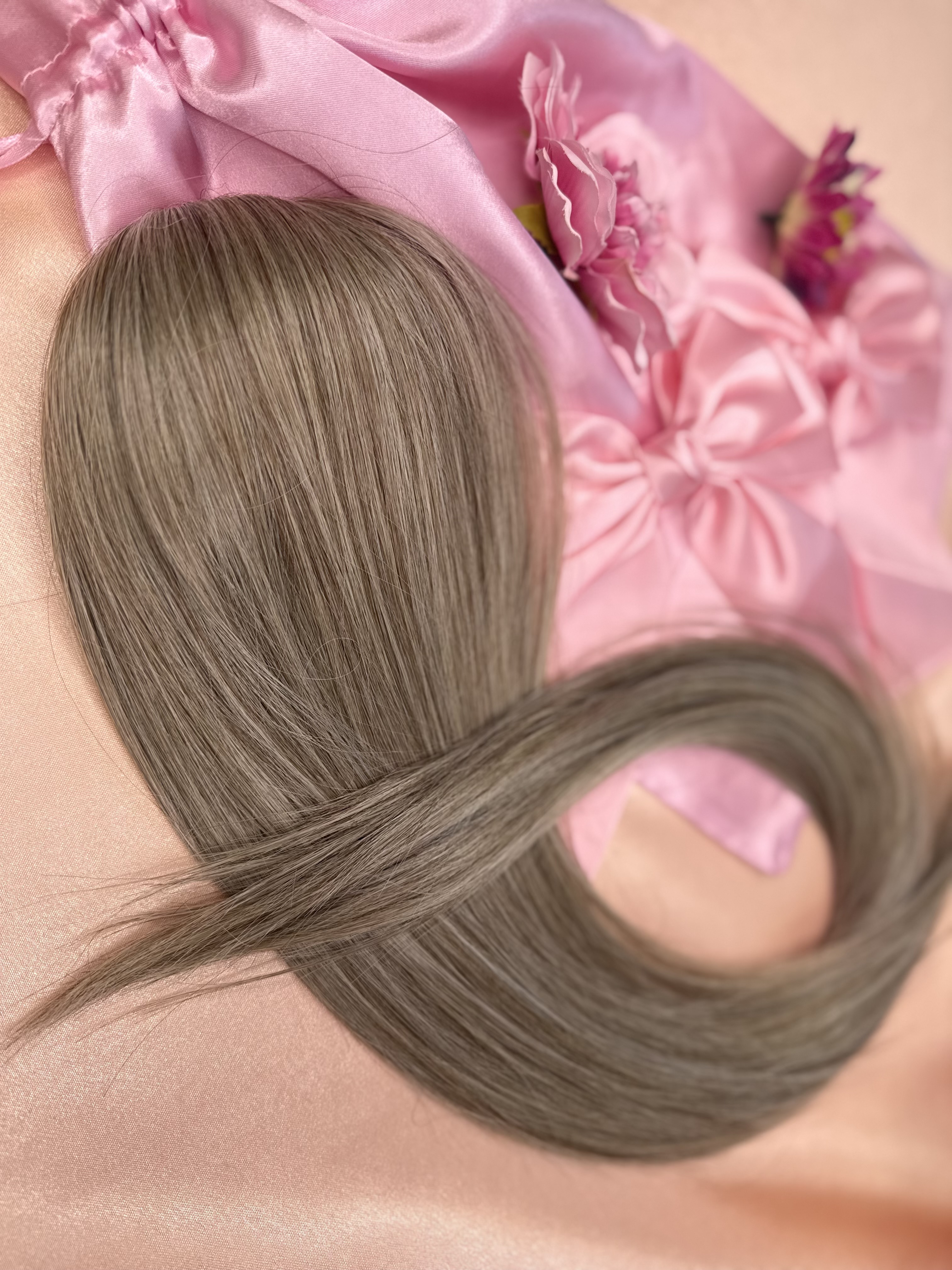 Kucyk Prosty Długi Baby Blonde