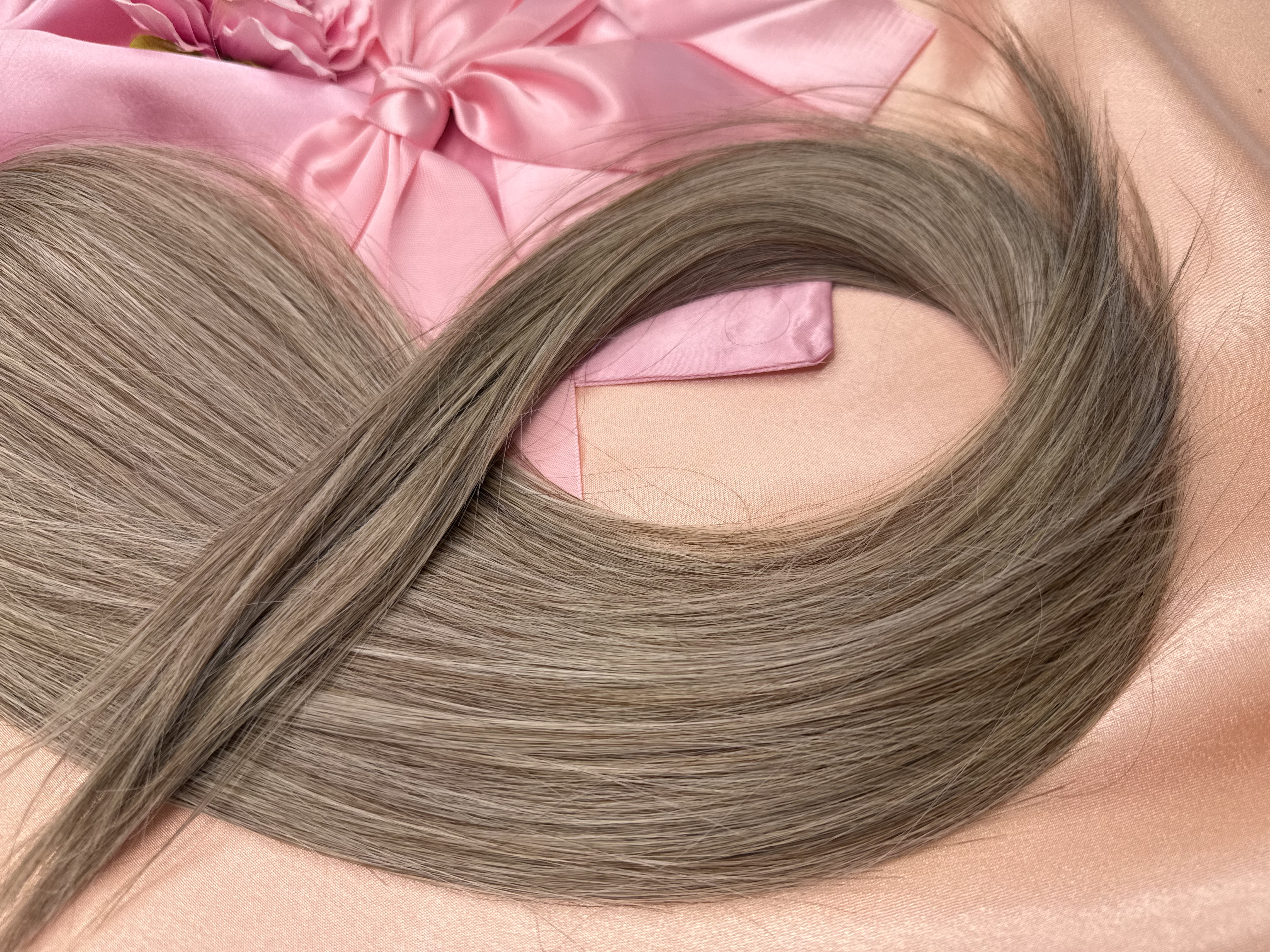 Kucyk Prosty Długi Baby Blonde