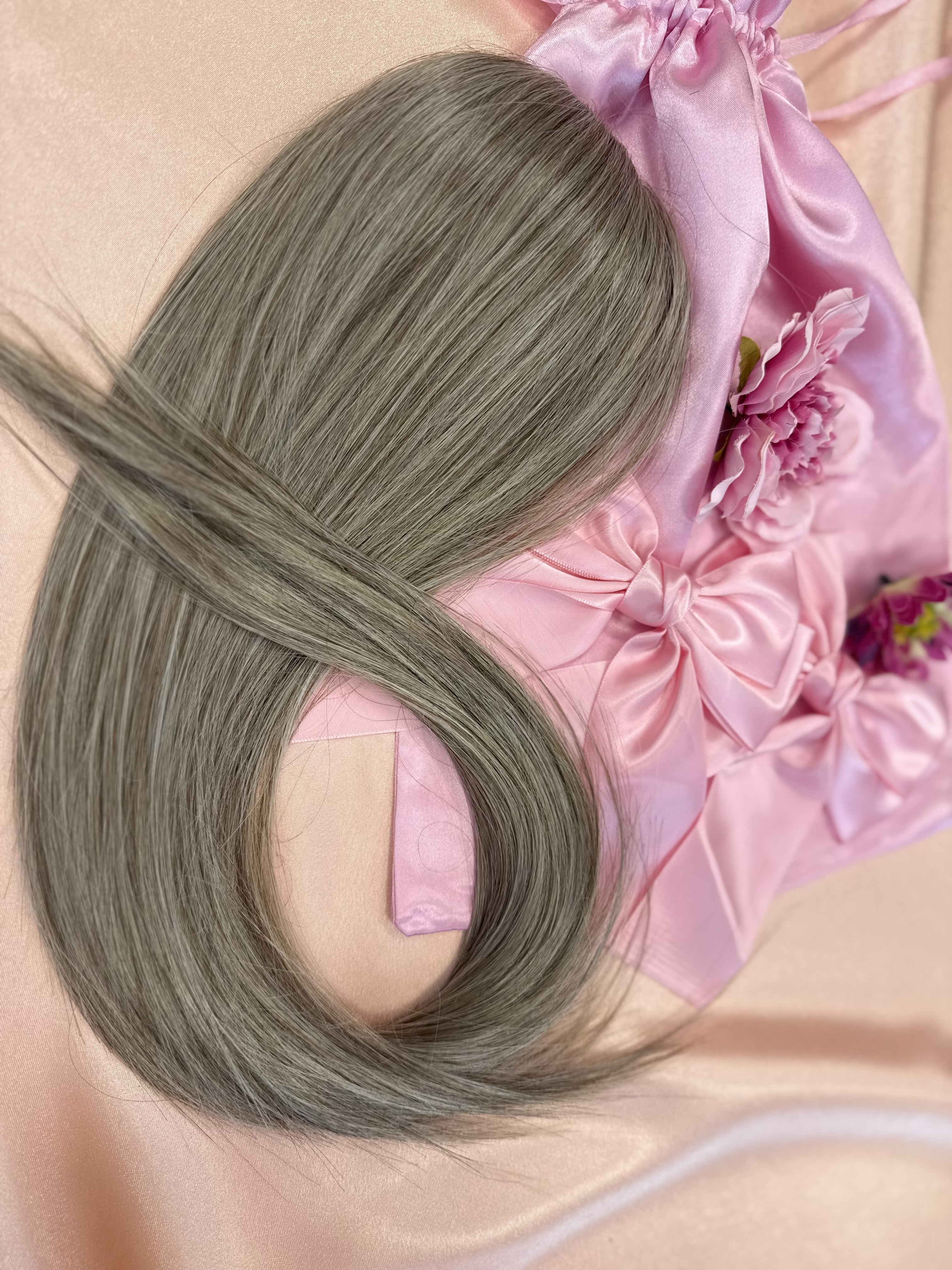 Kucyk Prosty Długi Baby Blonde