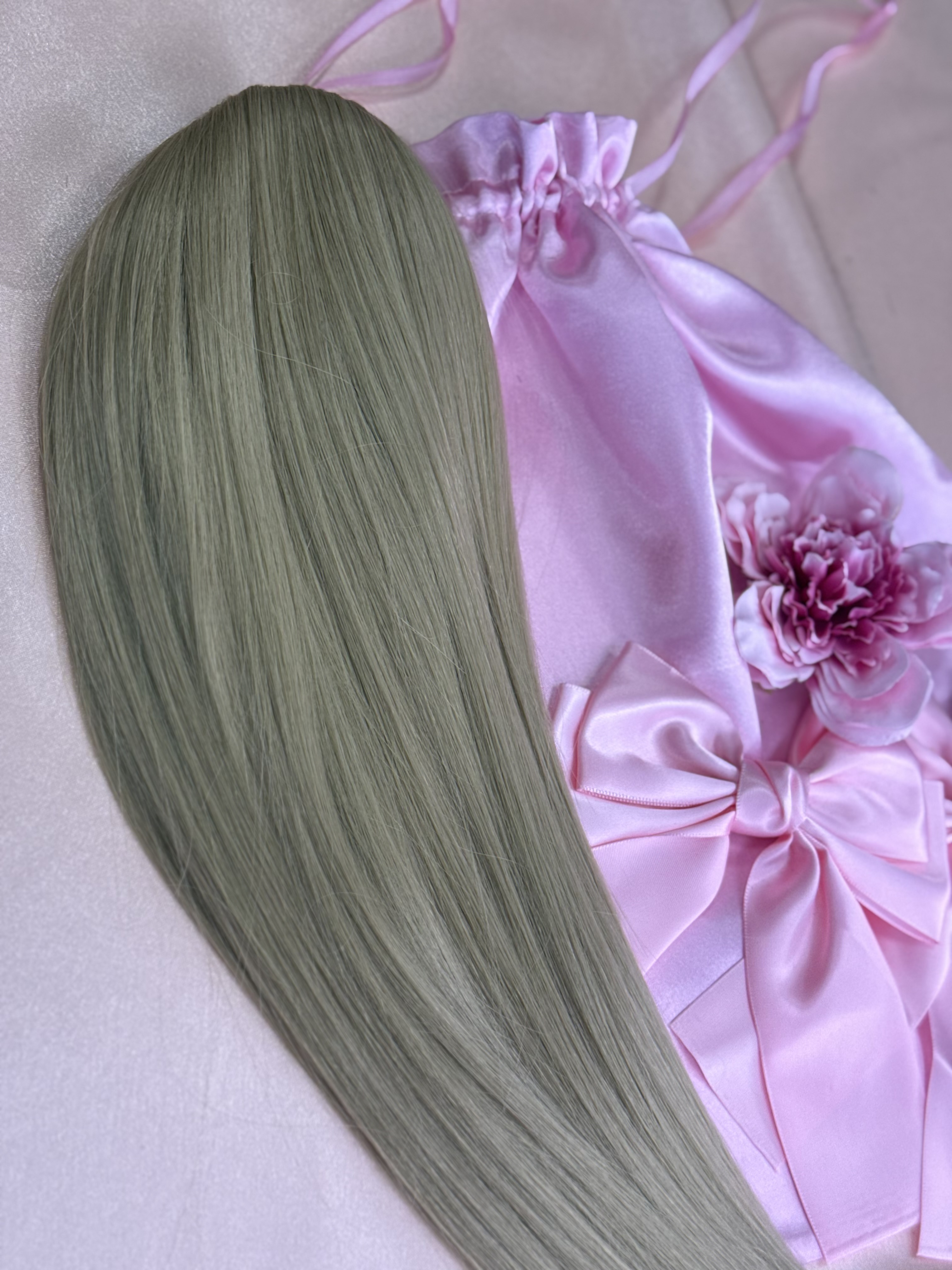 Kucyk Prosty Krótki Beżowy Blond