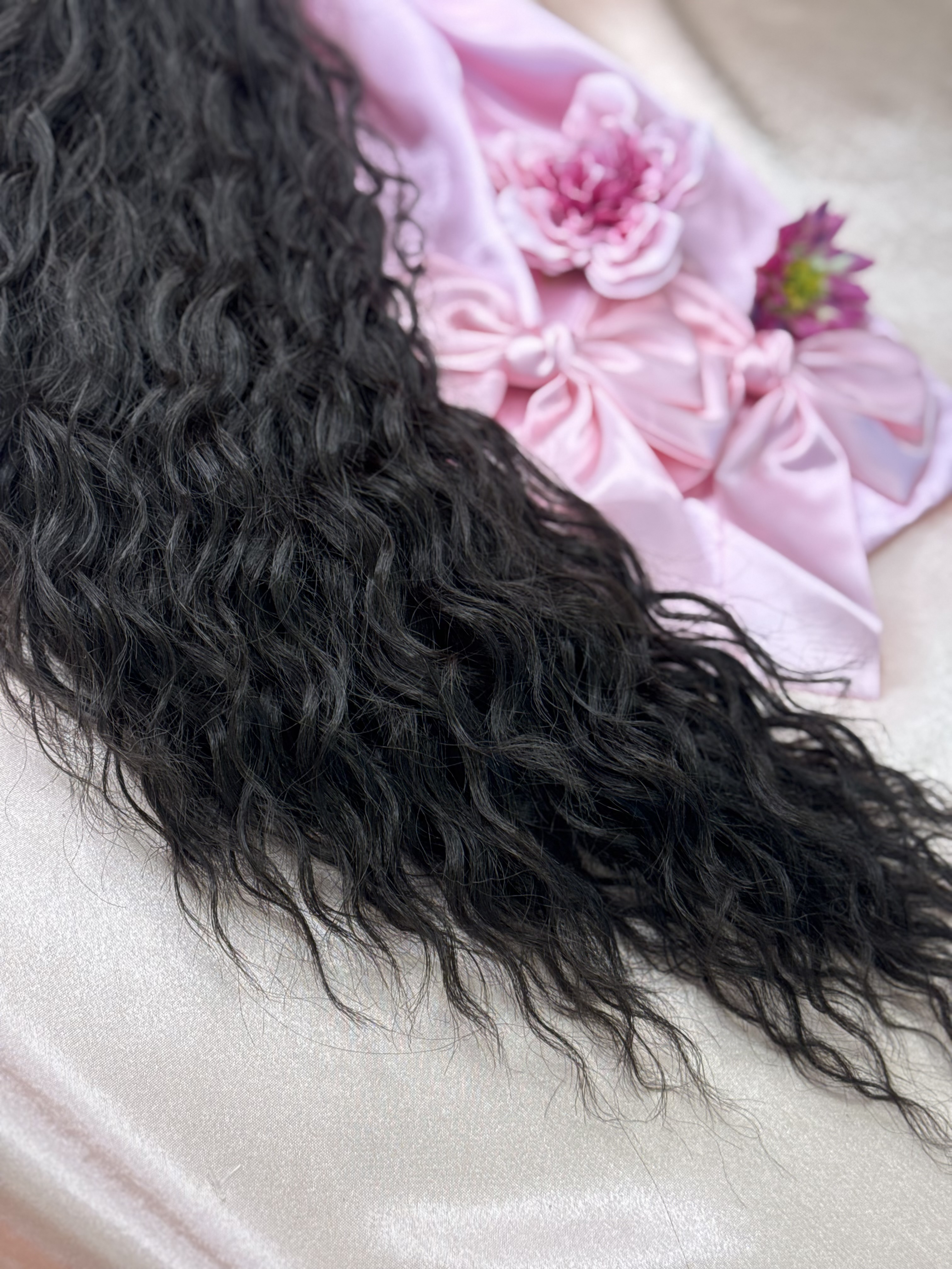 Kucyk Krótki Water Wave Ciemny Brąz