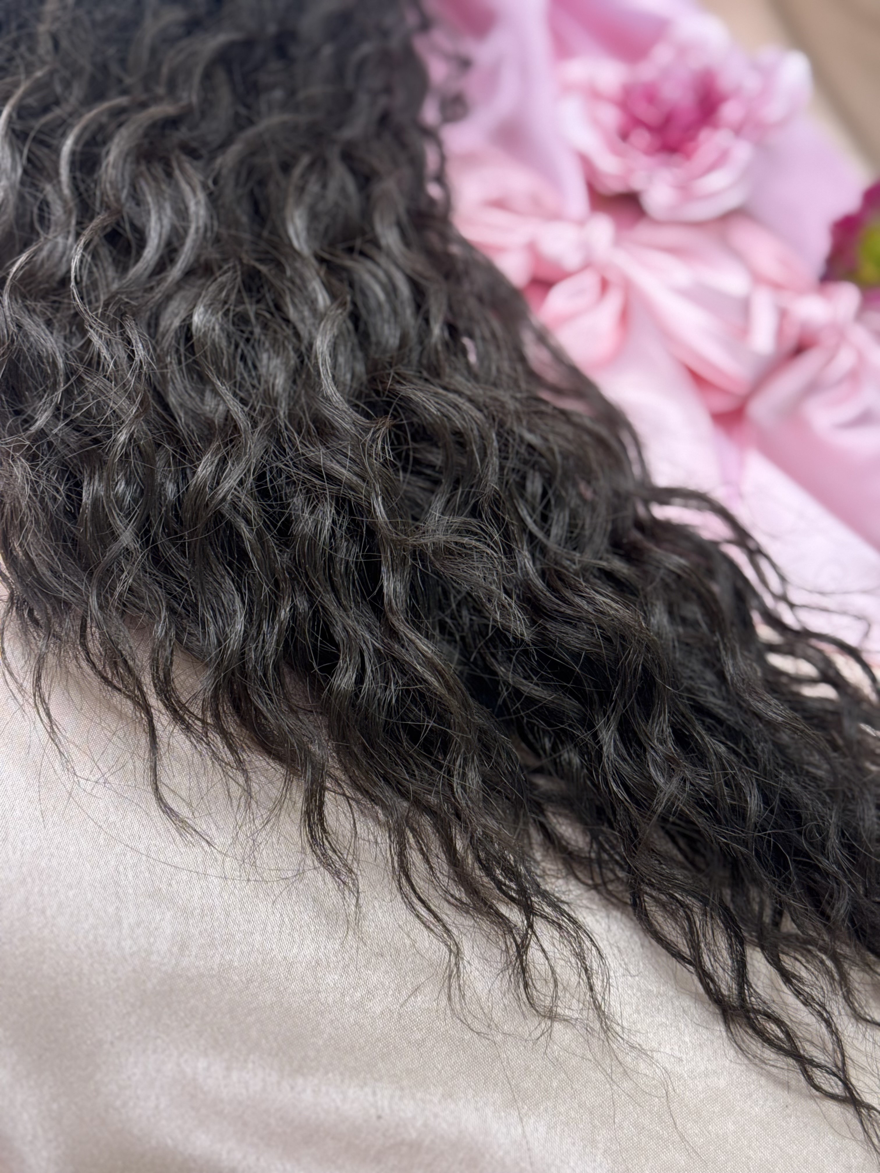 Kucyk Krótki Water Wave Ciemny Brąz