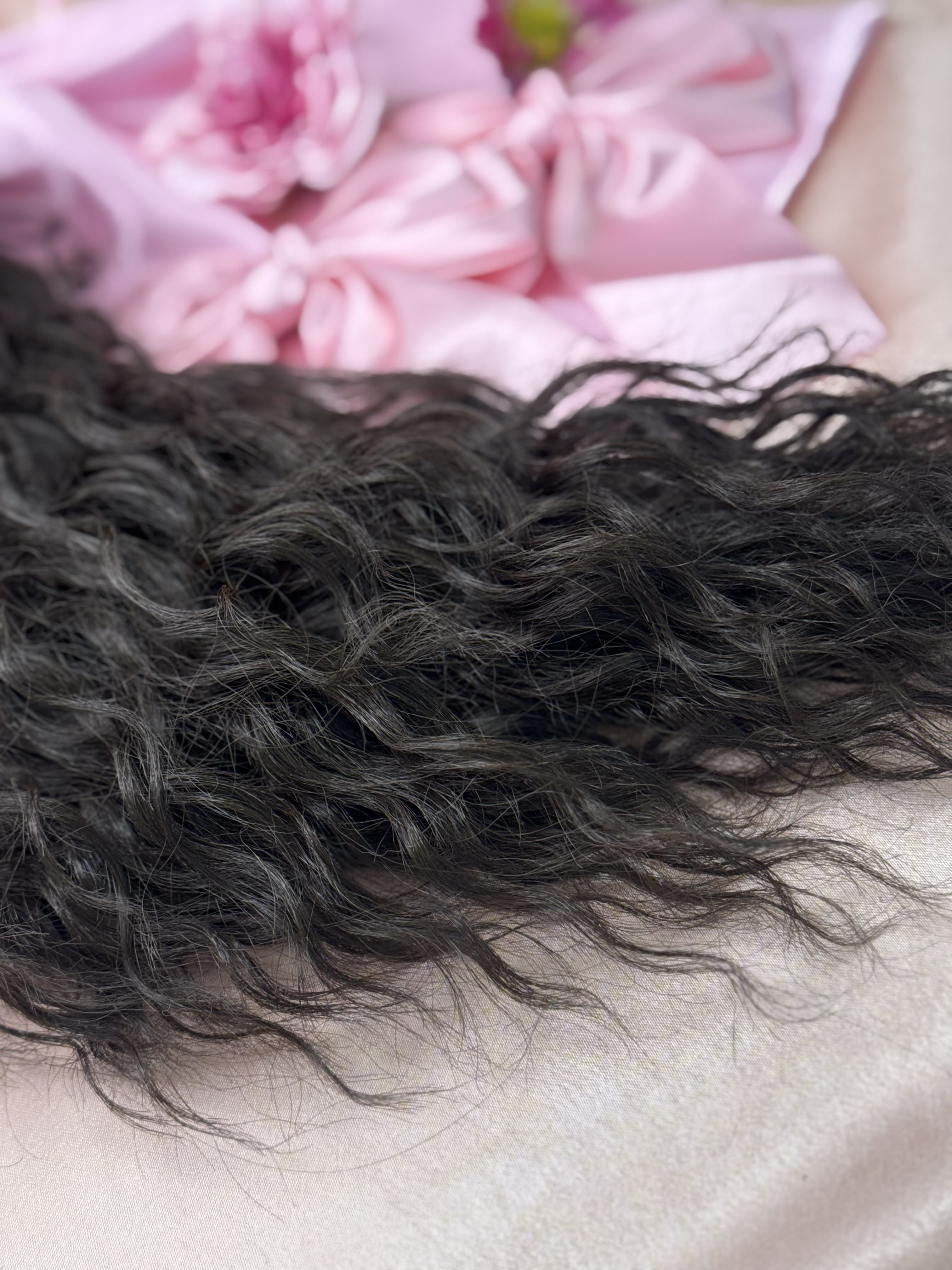 Kucyk Krótki Water Wave Ciemny Brąz