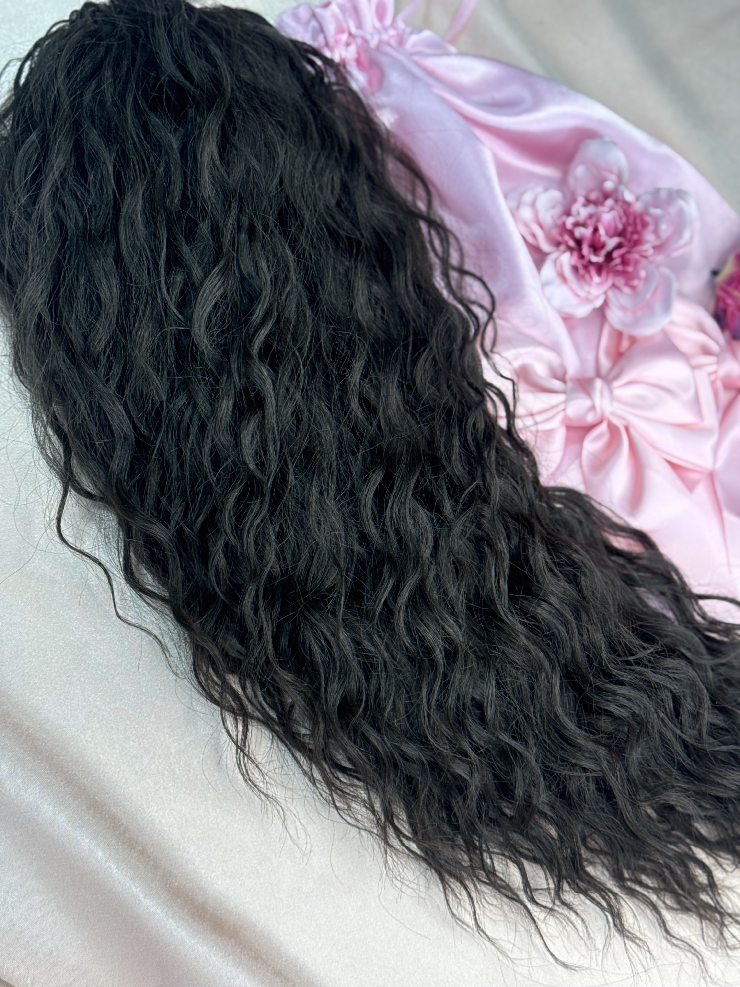 Kucyk Krótki Water Wave Ciemny Brąz