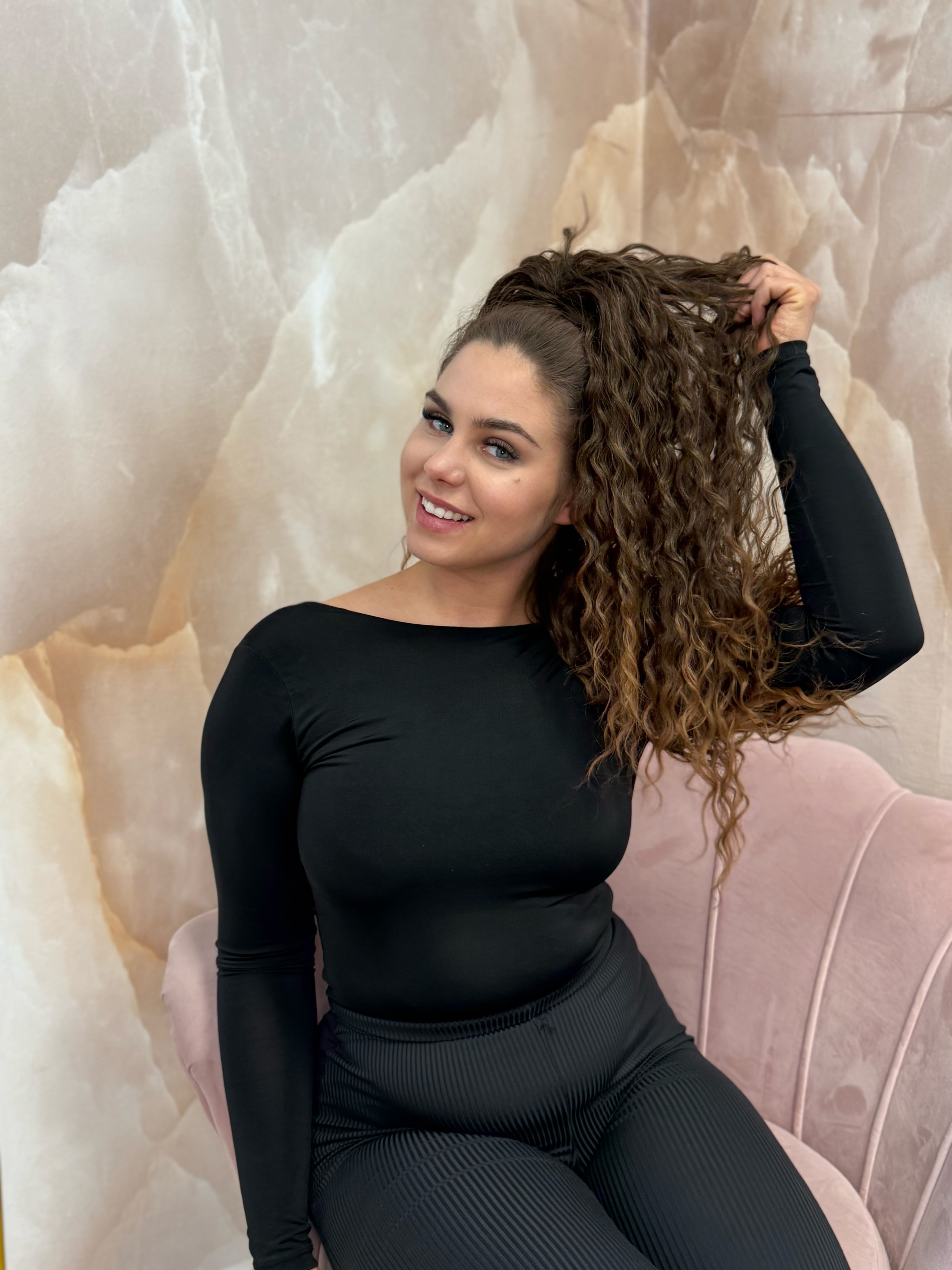 Kucyk Długi Water Wave Ombre