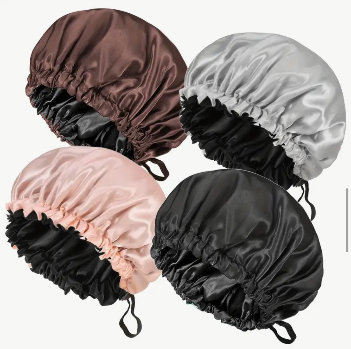 Czepek satynowy do spania