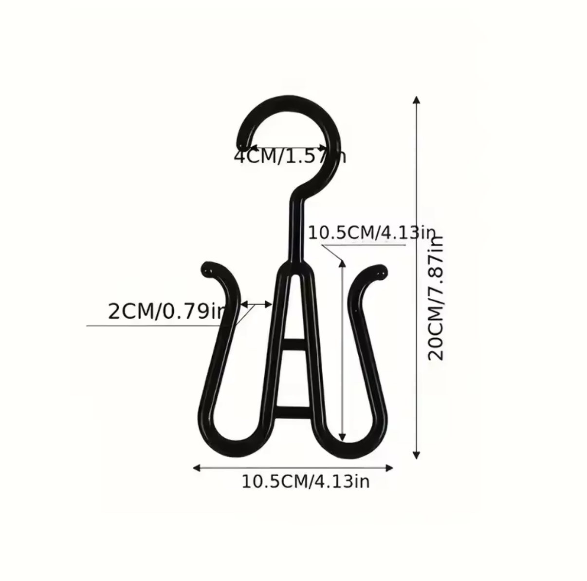 Wieszak na kucyk/perukę