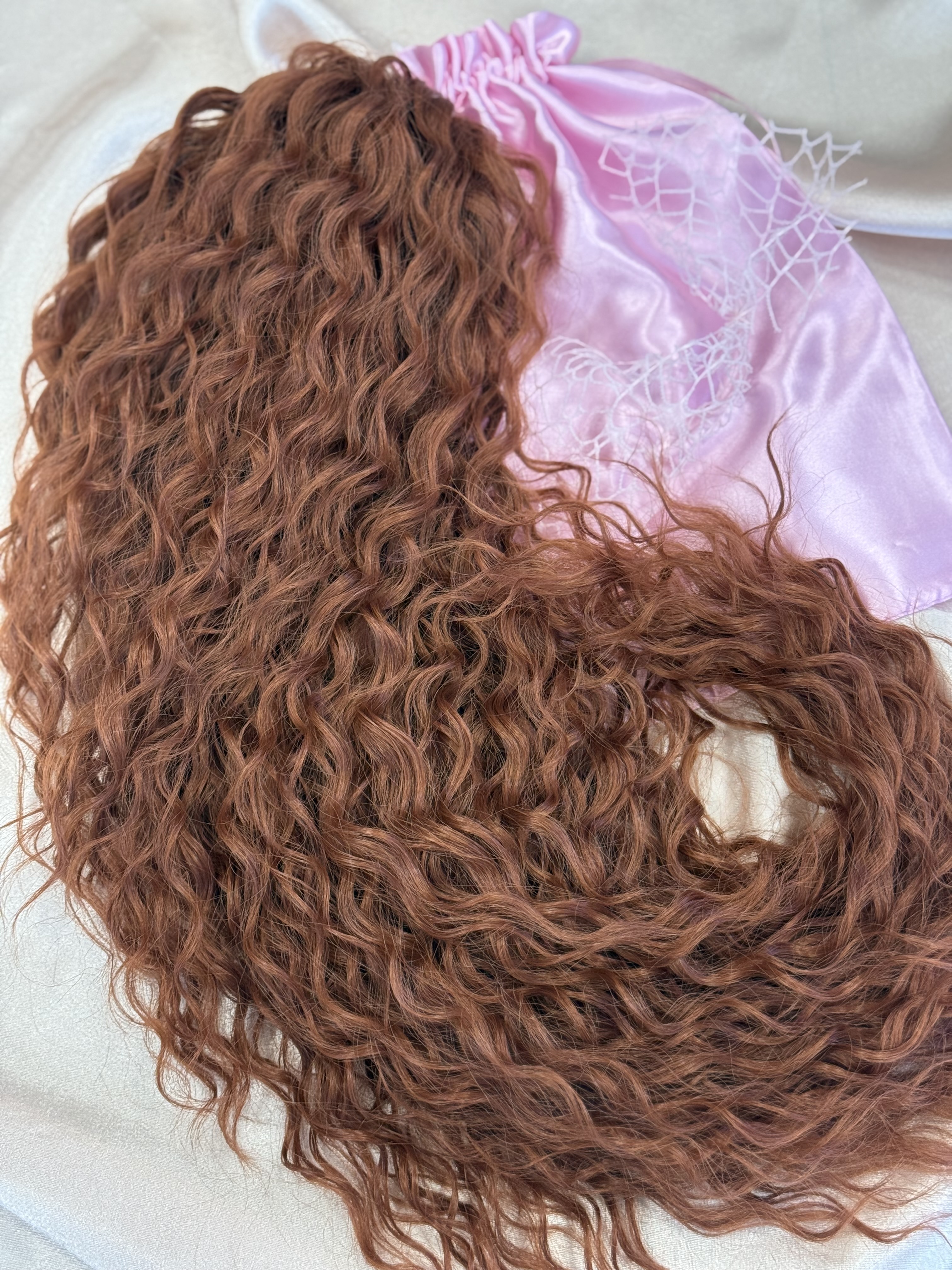 Kucyk Water Wave Długi Rudy