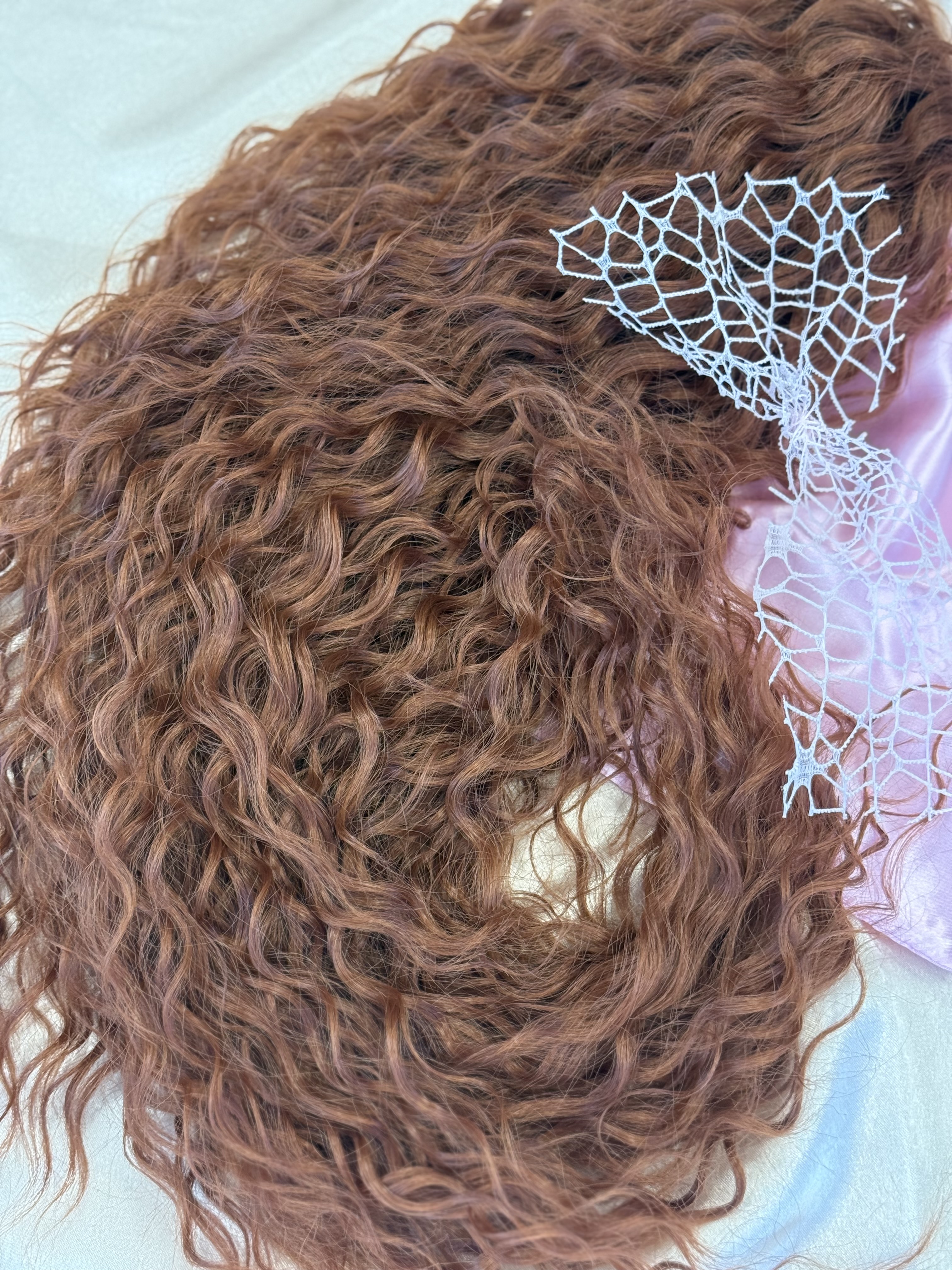 Kucyk Water Wave Długi Rudy