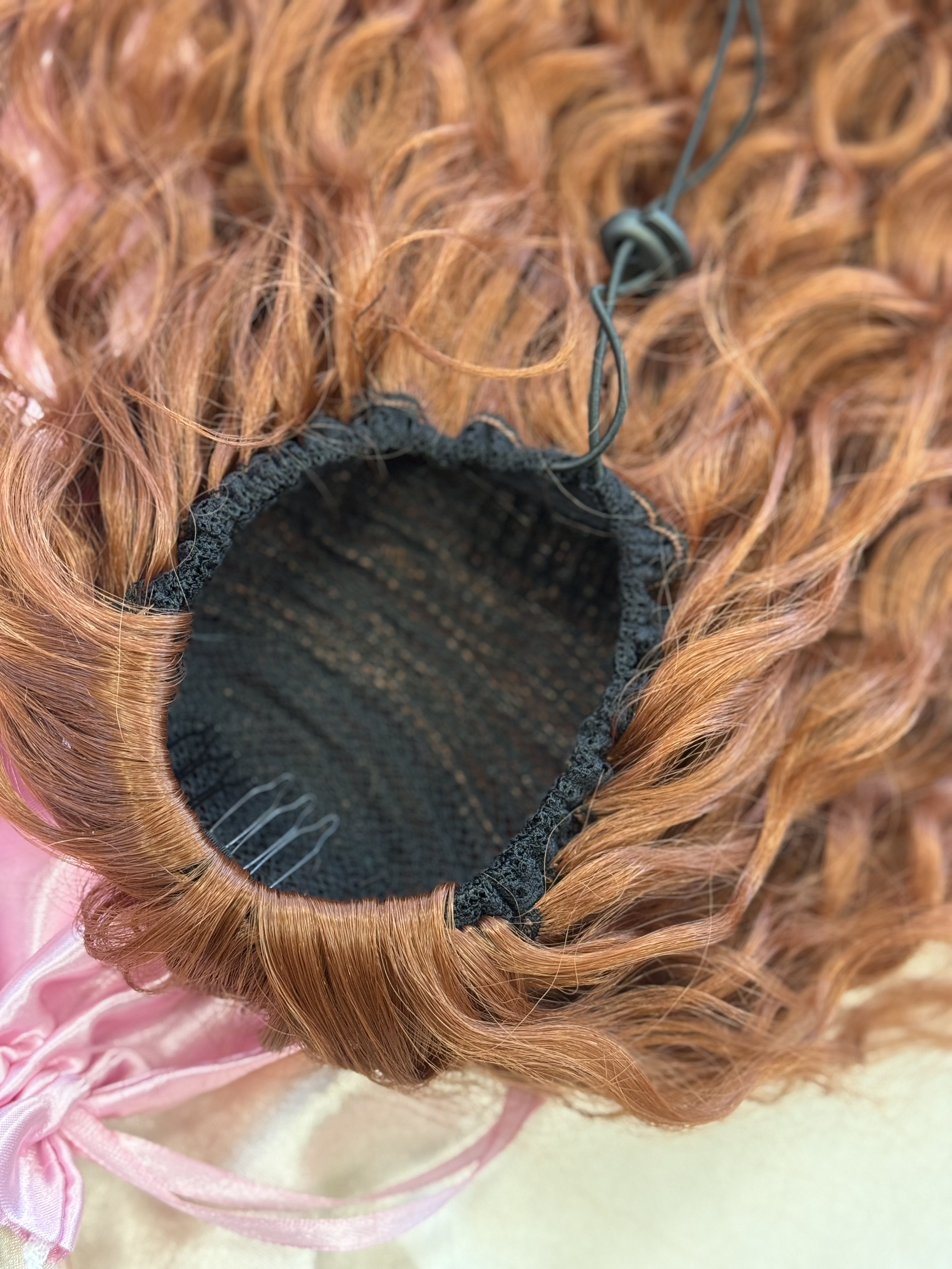 Kucyk Water Wave Długi Rudy