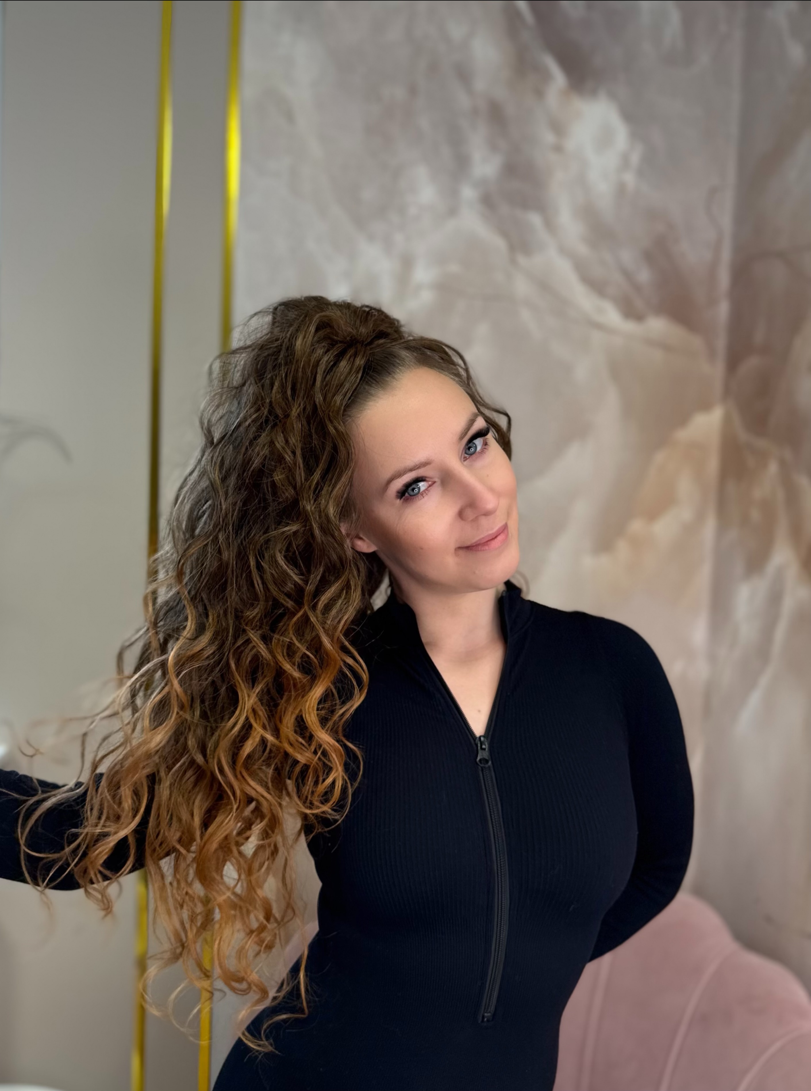 Kucyk Długi Ocean Wave Ombre