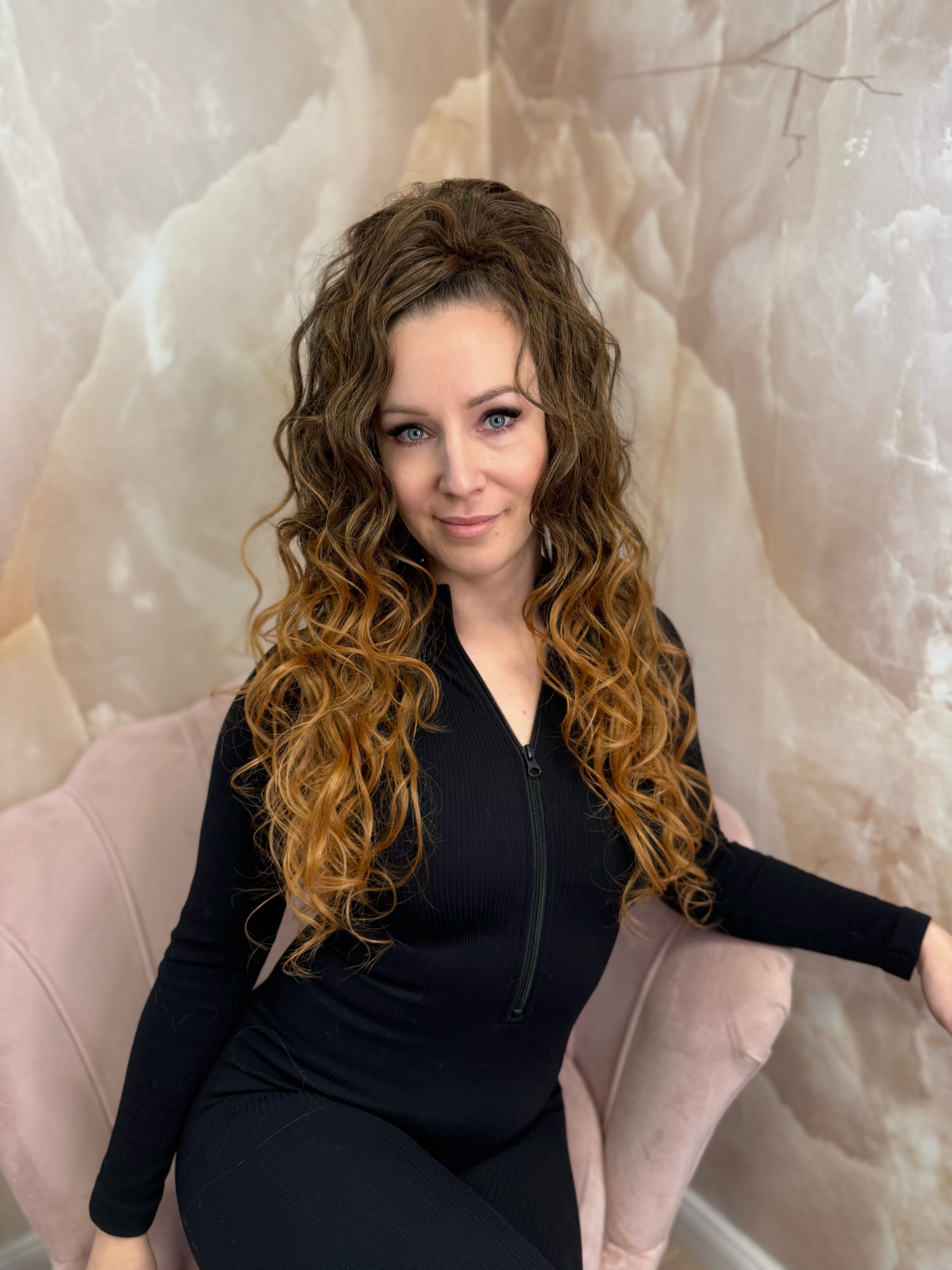 Kucyk Długi Ocean Wave Ombre