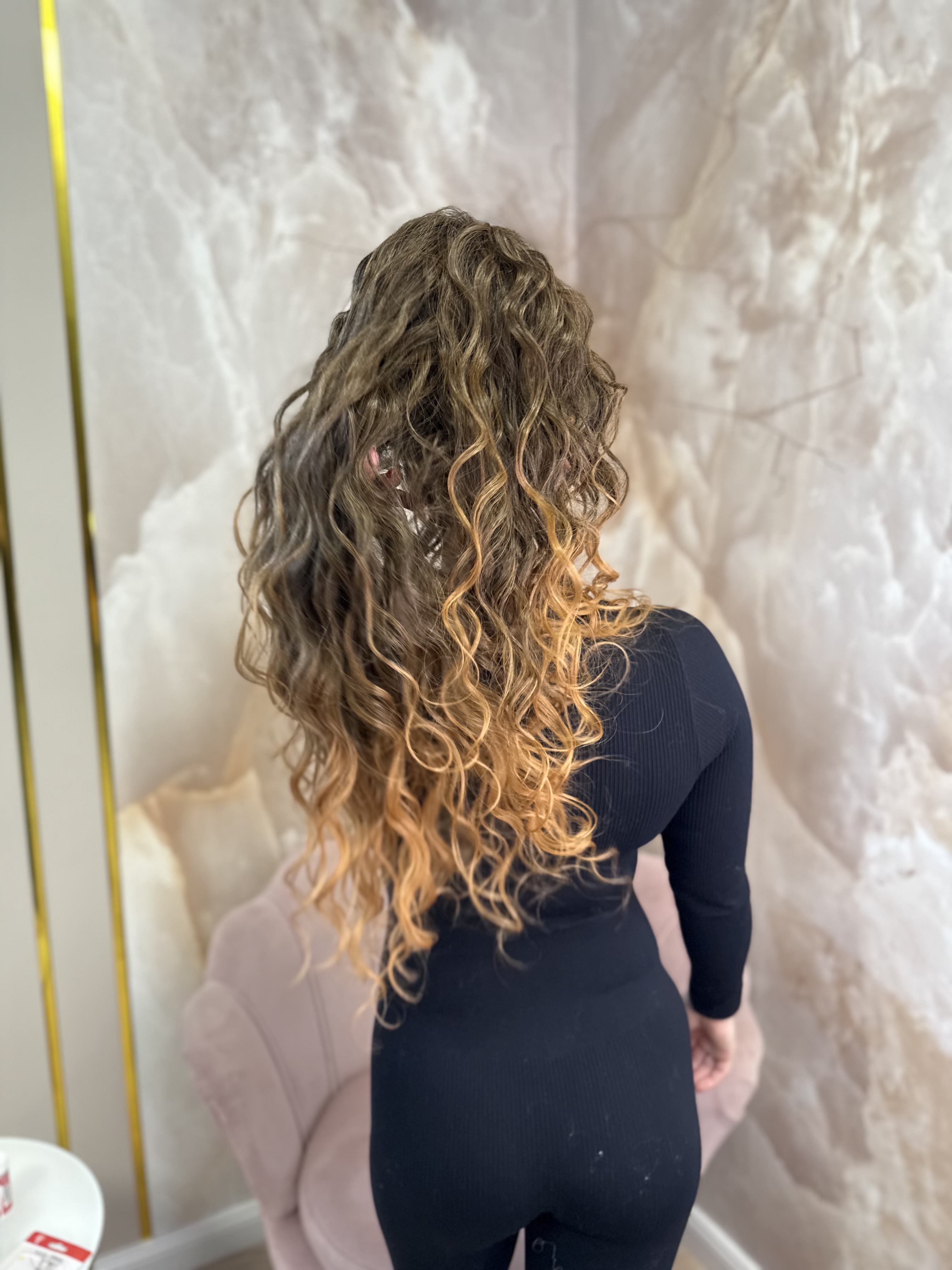 Kucyk Długi Ocean Wave Ombre