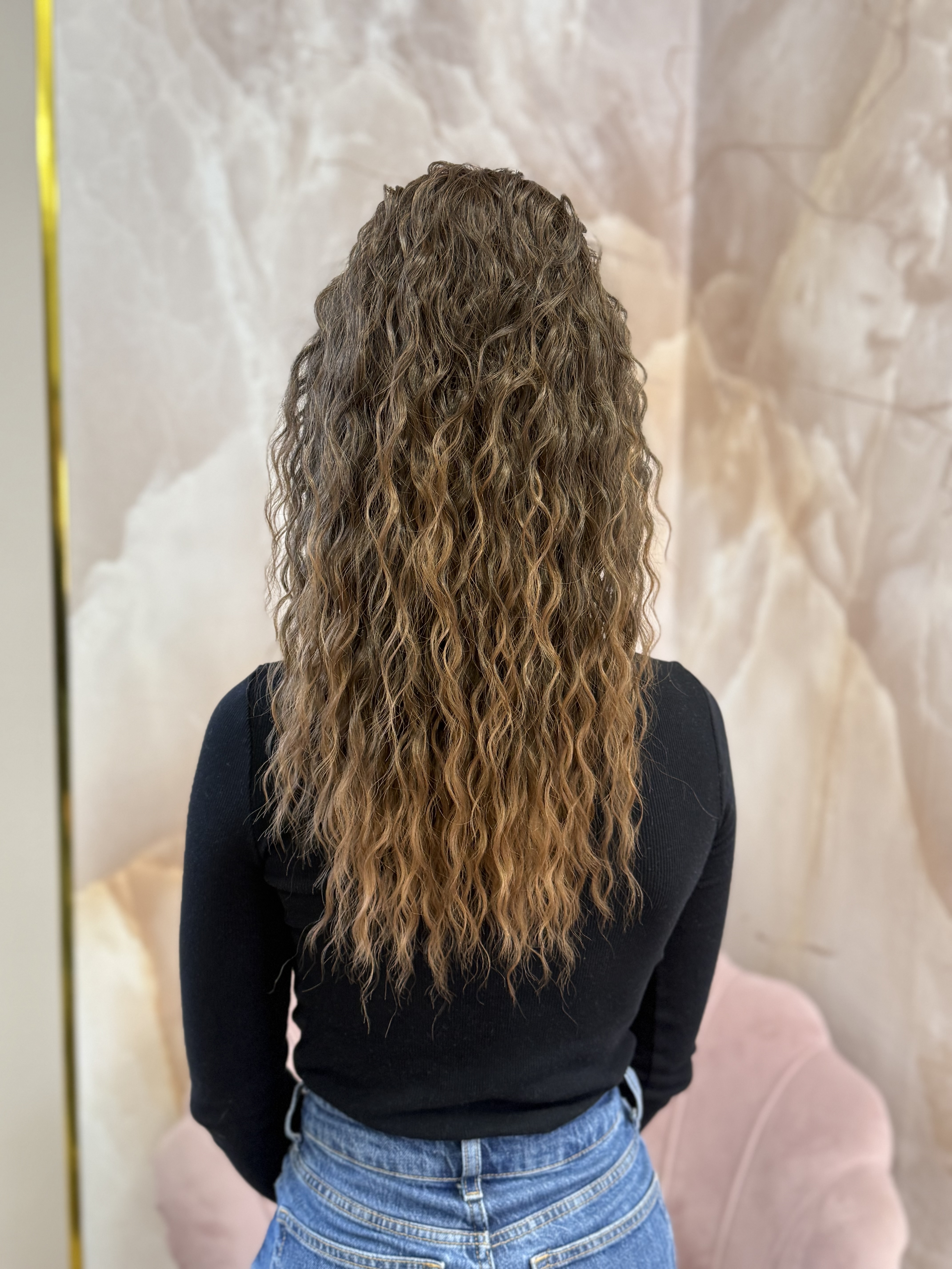 Kucyk Water Wave Krótki Ombre