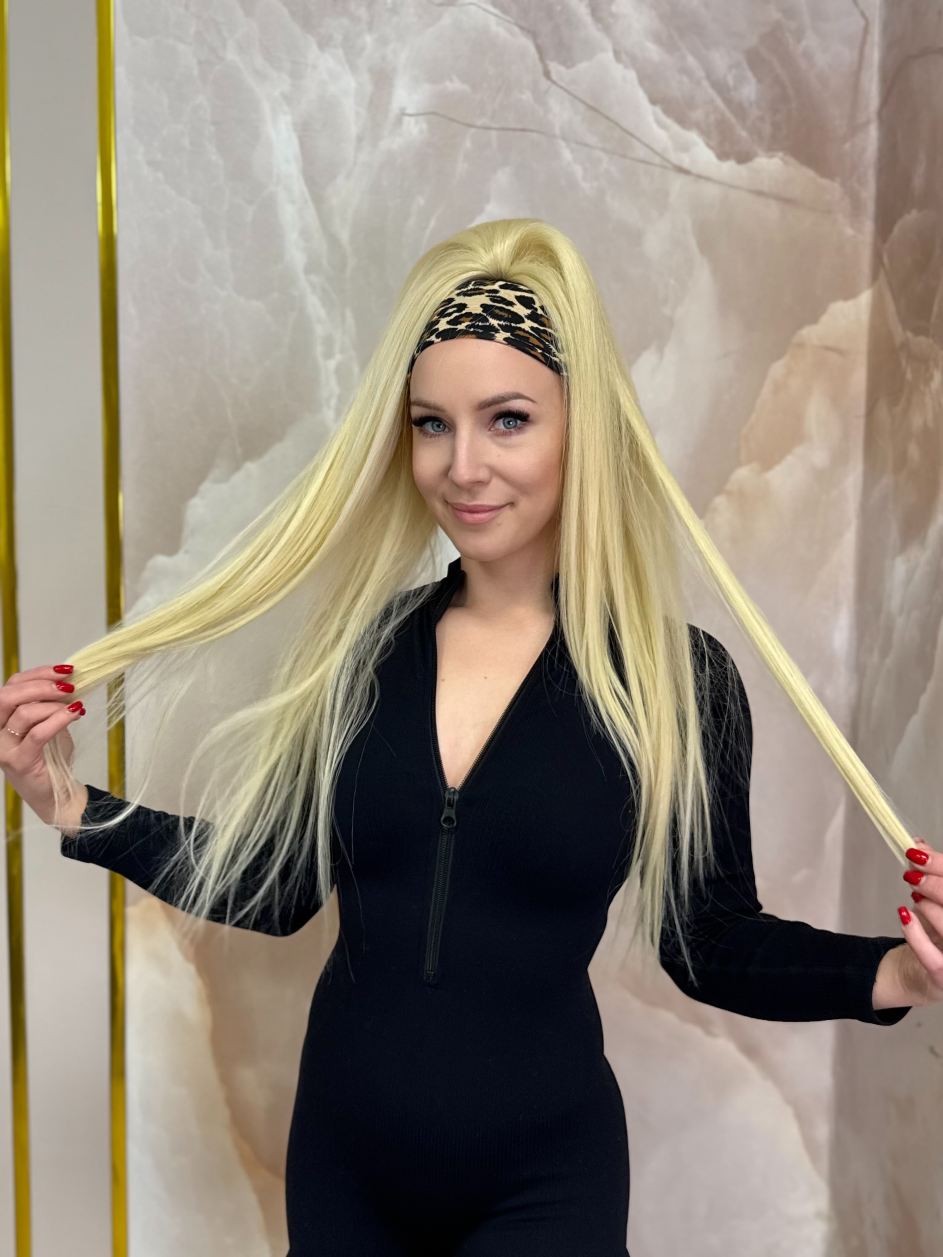 Kucyk Prosty Blond 613 Długi