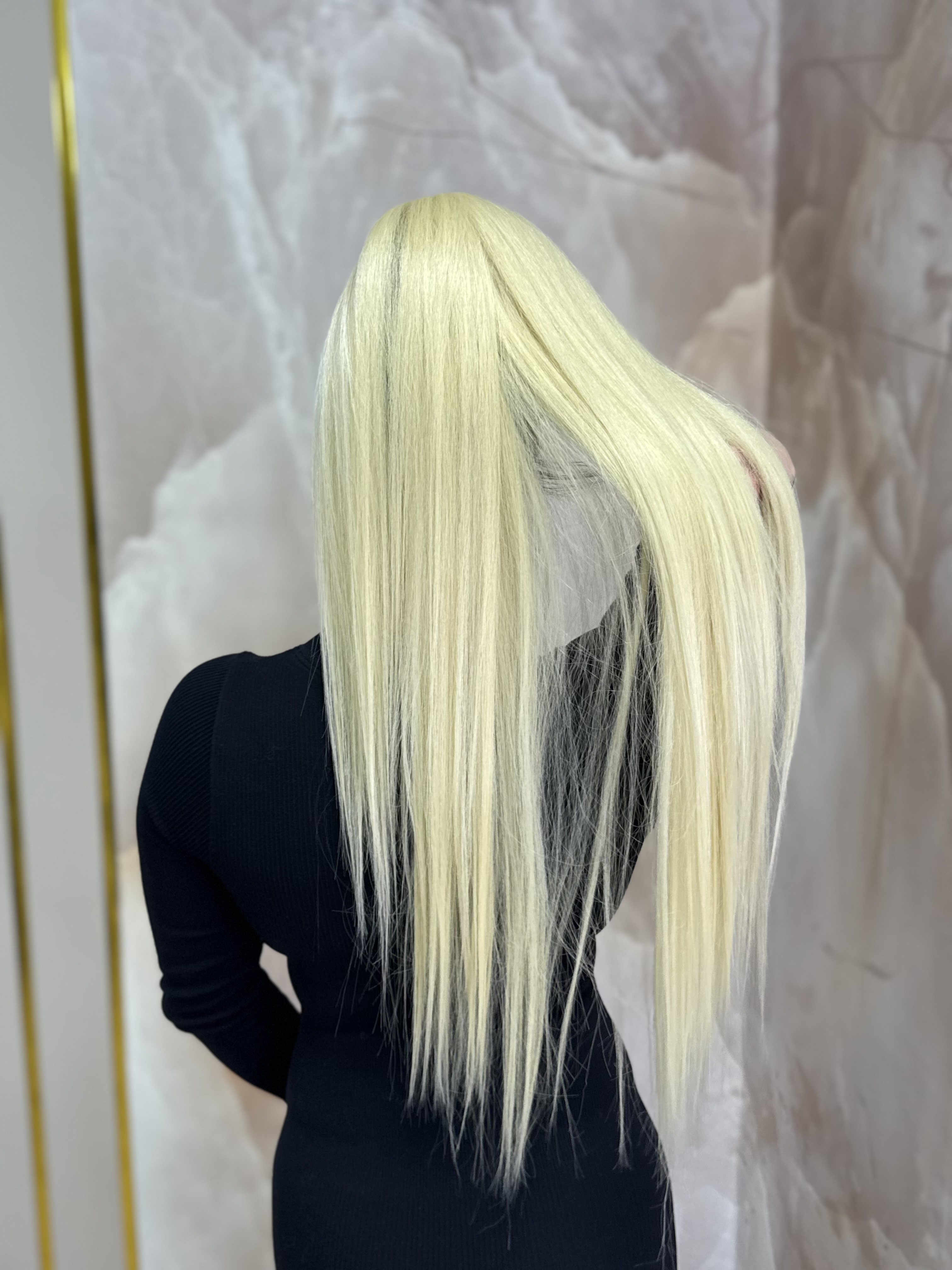 Kucyk Prosty Blond 613 Długi
