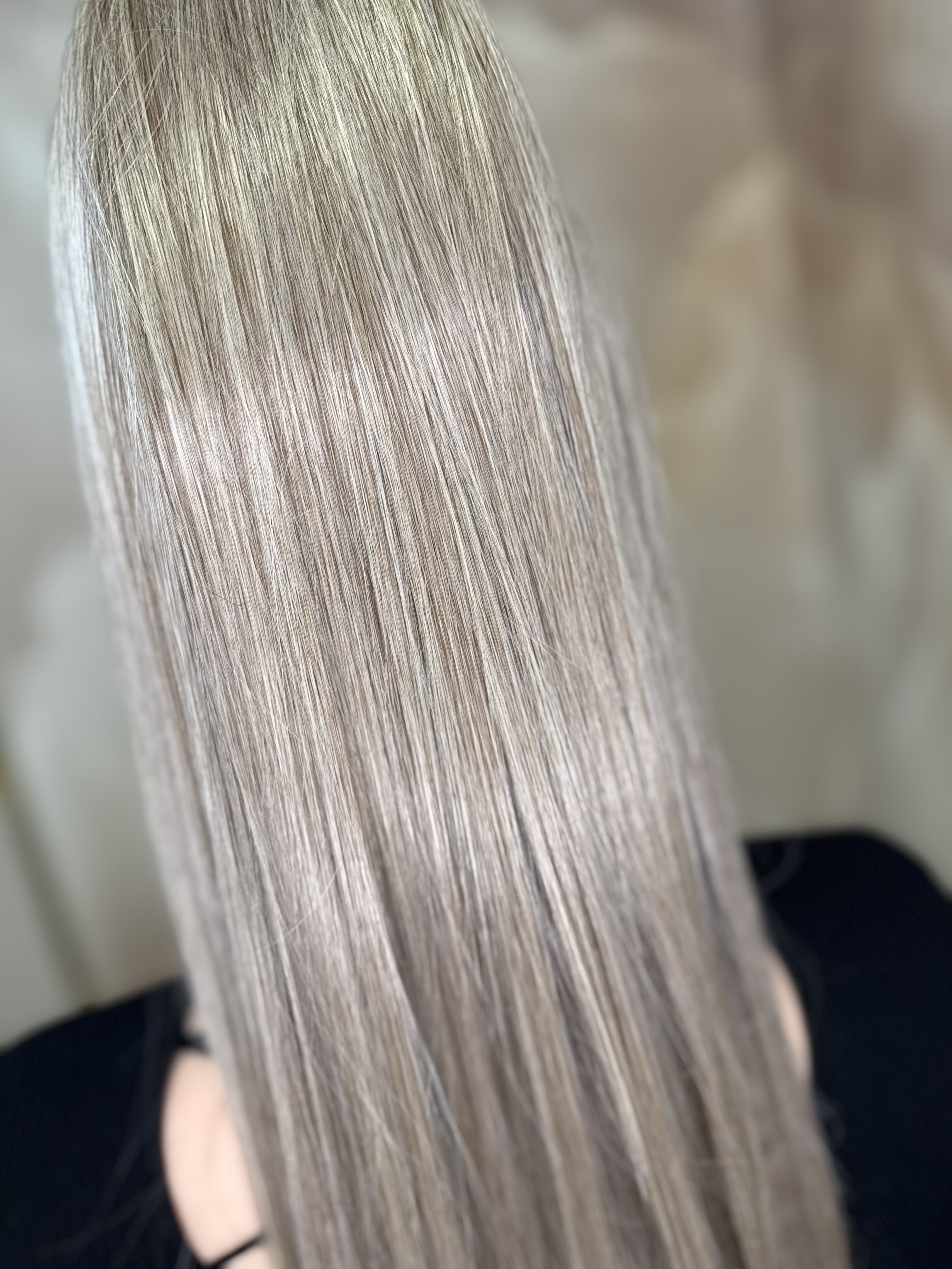 Kucyk Prosty Długi Baby Blonde