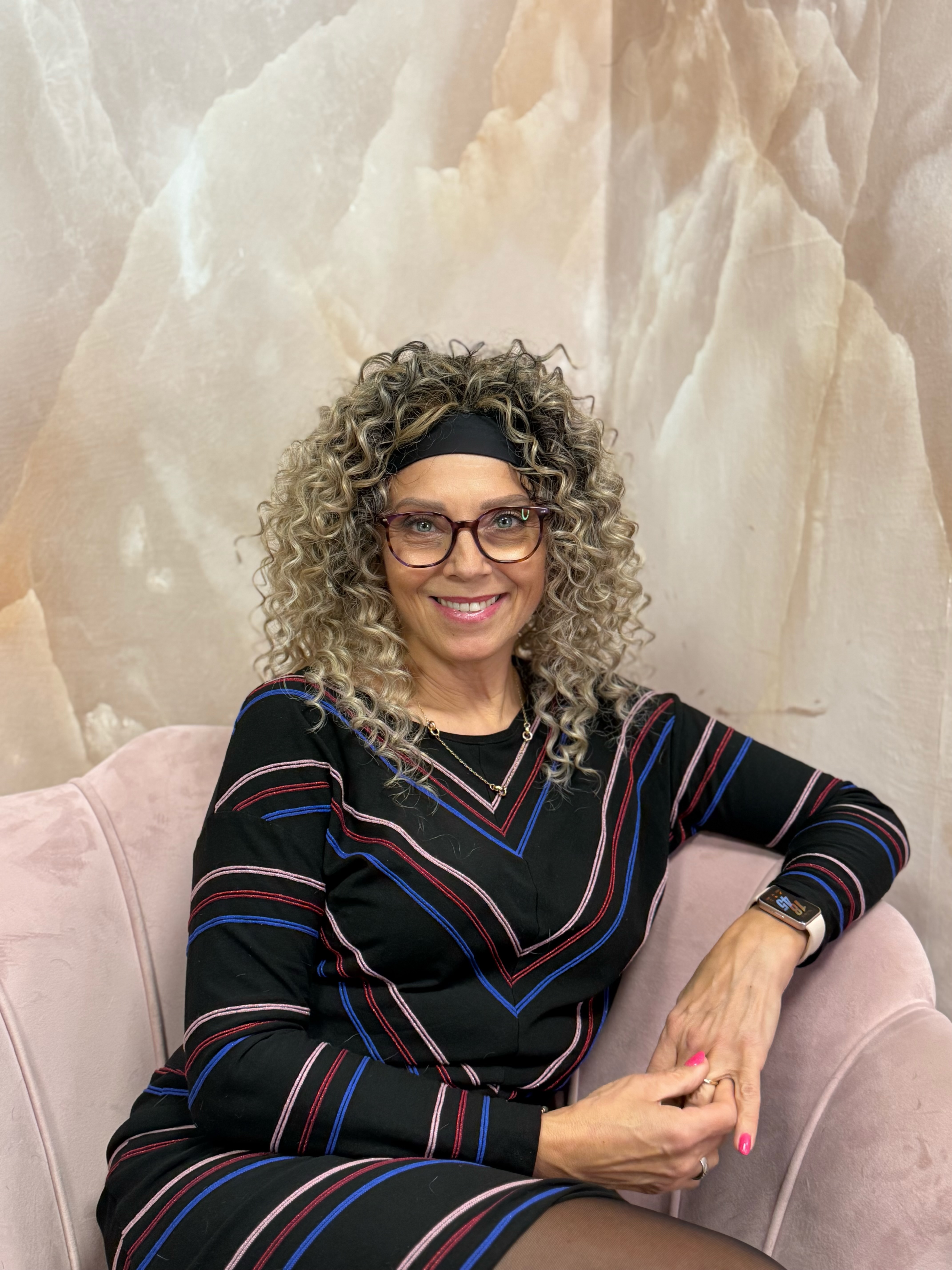 Peruka na opasce Kręcona- NA ZAMÓWIENIE, robiona ręcznie