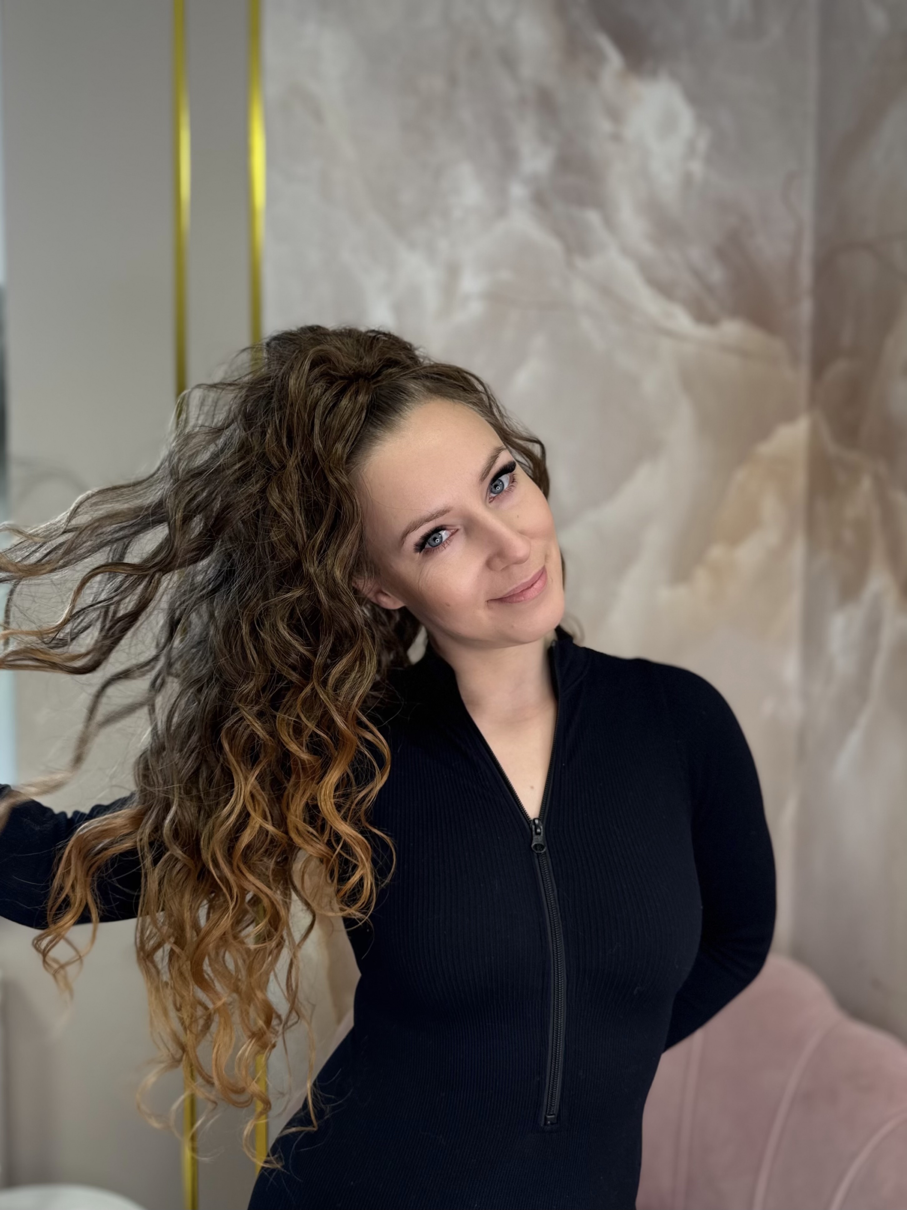 Kucyk Długi Ocean Wave Ombre