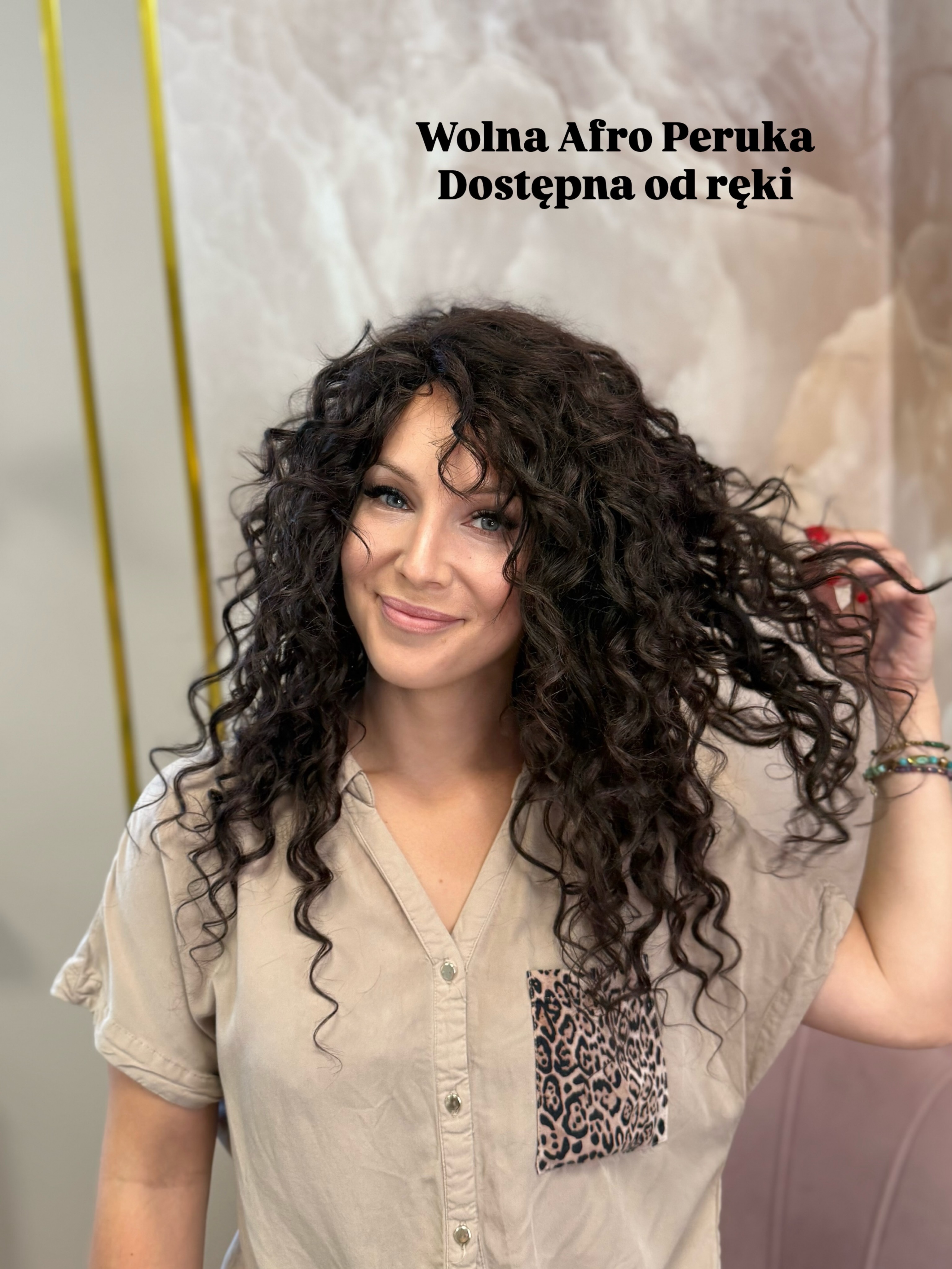 Peruka z Afroloków- dostępna od ręki